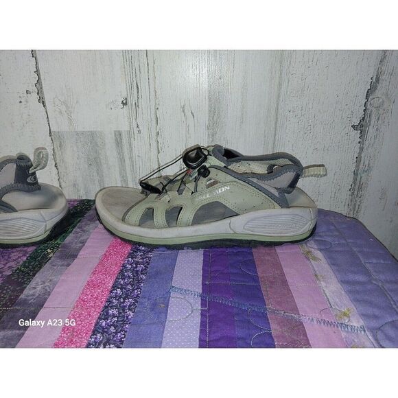 Salomon Tech Revo 873494 Unisex Size 6 Beige Open Toe Casual Slip On Sandals - Picture 9 of 14